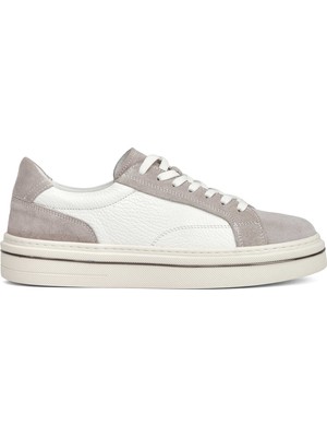 Tergan Gri Hakiki Süet Deri Erkek Sneaker - E26I1AY57754-T3O