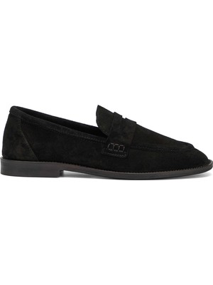 Tergan Siyah Hakiki Deri Kadın Loafer - K26I1AY68667-A01