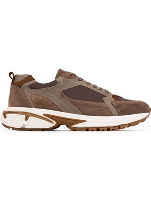 Tamer Tanca Erkek Deri & Tekstil Kahverengi Sneakers & Spor Ayakkabı 1163 2008 Erk Ayk Y26 Kahve Kms