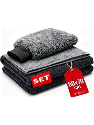 Tech Butiq Mikrofiber Oto Yıkama Seti