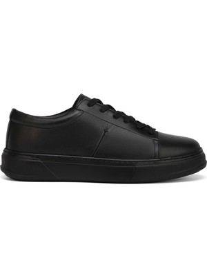 Tergan Siyah Hakiki Deri Erkek Sneaker - E26I1AY57750-A23