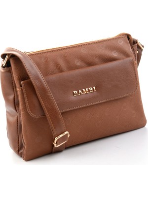 Bambi Taba Baskı Detaylı  Kadın Postacı Çanta C06650265710