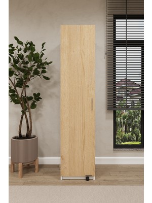 Asra Trend Lüks Çok Amaçlı Kiler Dolabı %100 MDF Erzak Organizer Mutfak Dolabı MK19