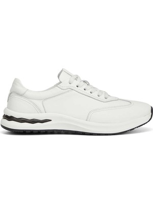 Tergan Beyaz Hakiki Deri Erkek Sneaker - E26I1AY57741-A26