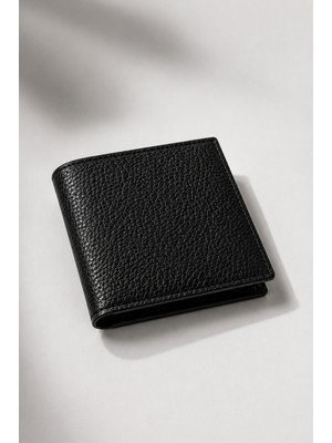 Bihan Store Erkek Floter Desen Dikey Cüzdan 102 - Siyah