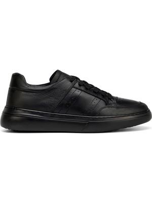 Tergan Siyah Hakiki Deri Erkek Sneaker - E26I1AY57760-A41