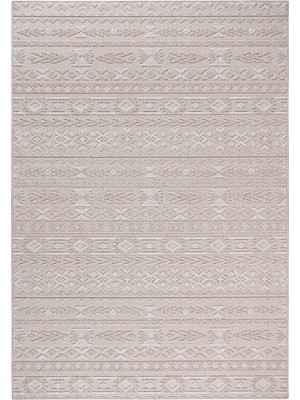 Evoris Bonnie BO1259B Bej Halı Loop Sisal Iskandinav Desen Pamuk Taban Tozuyok Salon Mutfak Koridor Halısı