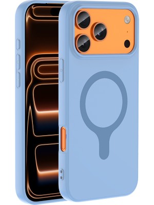Yıldız Store iPhone 17 Pro Kılıf Pastel Renkli Magsafe Kamera Yükseltili Silikon Ydst