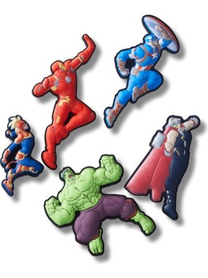 Crocs Jibbitz Avengers Heroes 5pck J03513