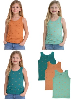 Organickid Charmed Kız Çocuk Atlet Seti 3'lü
