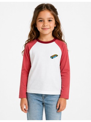 Organickid Mix Kız Çocuk Reglan Uzun Kollu Narçiçeği T-Shirt