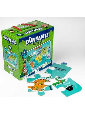 Ca Games Dünyamız Yer Puzzle Cayer-5025