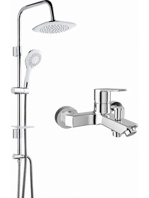 Kale Mare Banyo Bataryası ve Tema 53270 Tepe Duş Seti