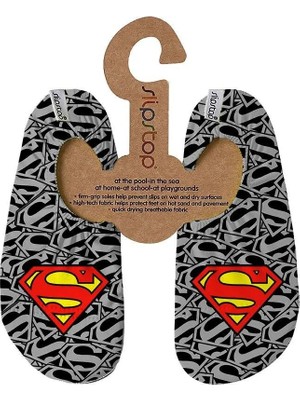 Slipstop Superman Majestic Junior Erkek Çocuk Kaydırmaz Deniz ve Havuz Ayakkabısı