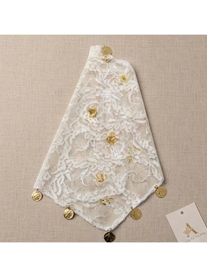 Karakız Halay Mendili Dantelli Beyaz 10'lu paket