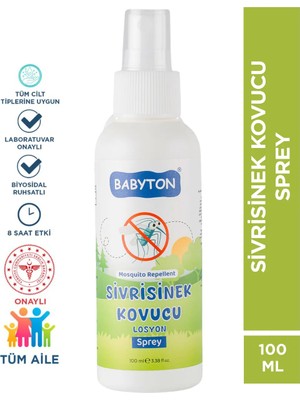 Babyton Sivrisinek Kovucu Sprey