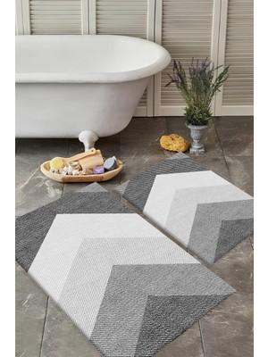 Dijital Baskılı Yıkanabilir Banyo Paspası Takımı