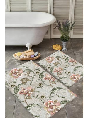 Dijital Baskılı Yıkanabilir Banyo Paspası Takımı