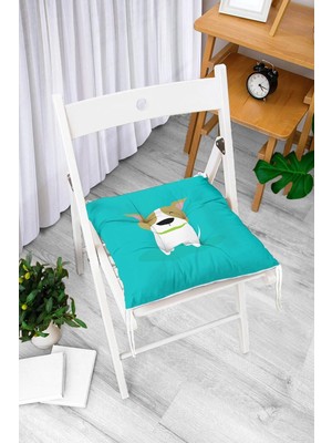 Rem Home Remhome Özel Tasarım Dijital Baskılı Modern Pofidik Sandalye Minderi
