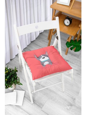 Rem Home Remhome Özel Tasarım Dijital Baskılı Modern Pofidik Sandalye Minderi