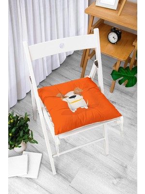 Rem Home Remhome Özel Tasarım Dijital Baskılı Modern Pofidik Sandalye Minderi