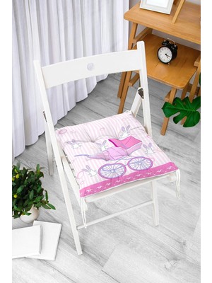 Rem Home Remhome Zeminde Salıncakta Fil Desenli Bebek Odası Pofidik Sandalye Minderi