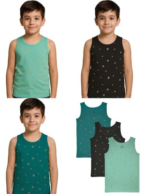 Organickid Charmed Erkek Çocuk Atlet Seti 3'lü