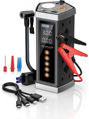 Pikas Joyplus Akü Takviye ve Hava Kompresörü 16000 Mah LED Ekran Powerbank