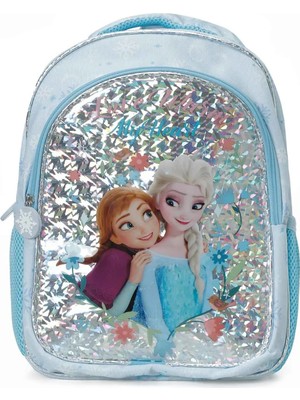 Frozen Sırt Çantası Kız Çocuk Mavi Bts Elsa Anna Bpck