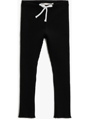 Koton Basic Beli Bağlamalı Tayt