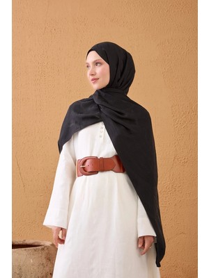 Silk Home Naia Pamuk Şal Halat Siyah