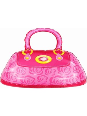 OEM Karma Model Figür Karakter Folyo Balon, Pembe Çanta, Unisex
