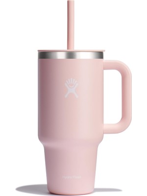 OEM Her Yerde Saplı Seyahat Bardak 32OZ Trillium, Paslanmaz Çelik