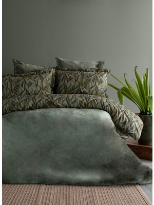 Apricitas Home Tek Kişilik Darcy Olive My Touch Nevresim Takımı