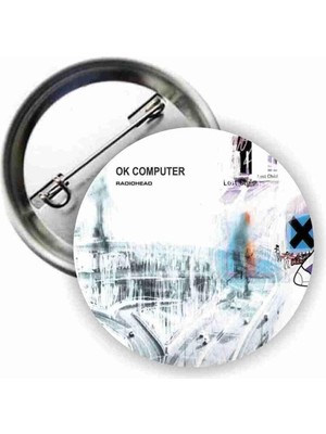 OEM Radiohead Ok Computer Buton Rozet