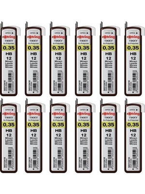 OEM Tikky 0,35 mm Hb Kalem Ucu, Hi-Polymer, 12'li Kutu
