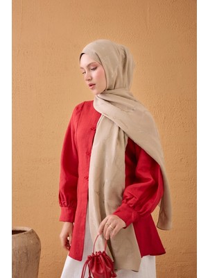 Silk Home Naia Pamuk Şal Halat Bej