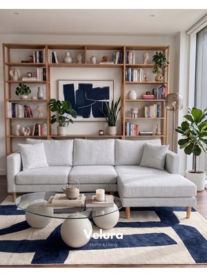 Velura Home & Living Armin Akıllı Köşe Koltuk Takımı & Modern Modüler Yataklı Köşe Takımı & Salon Takımı & Oturma Grubu