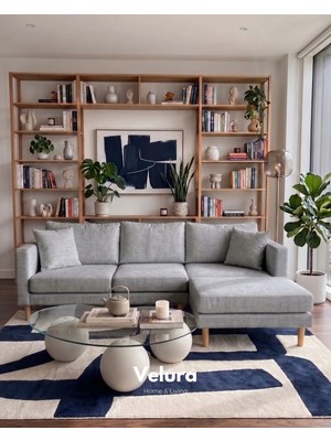 Velura Home & Living Armin Akıllı Köşe Koltuk Takımı & Modern Modüler Yataklı Koltuk Takımı & Salon Takımı & Oturma Grubu