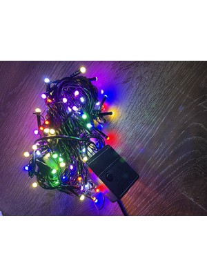 Akıllı Bayi 10M 100 LED Damla Uçlu Rgb Işık Siyah Kablo Mz-17-2