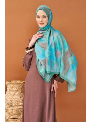 Silk Home Riva Şal Tencel Cloud Turkuaz