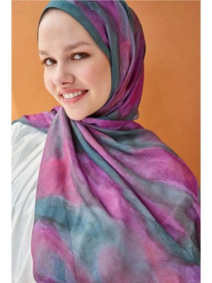 Silk Home Riva Şal Tencel Cloud Fuşya