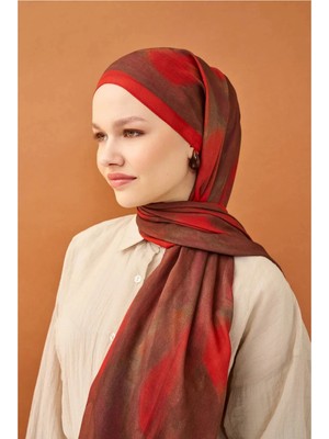Silk Home Riva Şal Tencel Cloud Kırmızı