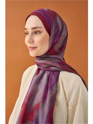 Silk Home Riva Şal Tencel Cloud Mor