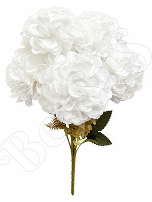 BeySüS Yapay Büyük Ortanca 40 cm Beyaz