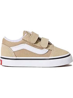 Vans Old Skool V Çocuk Günlük Ayakkabı VN000VB24MG1 Kahverengi