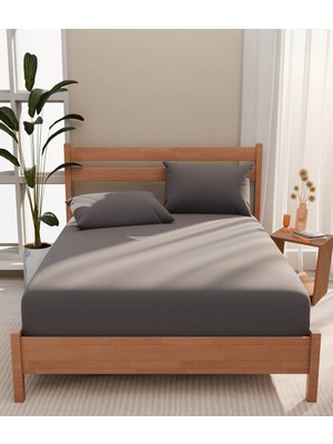 Apricitas Home Çift Kişilik Urban Antrasit Çarşaf Seti