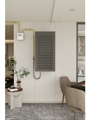 Furnitt Home Midas Gri Kombi Dolabı 110 cm (100% Mdf)