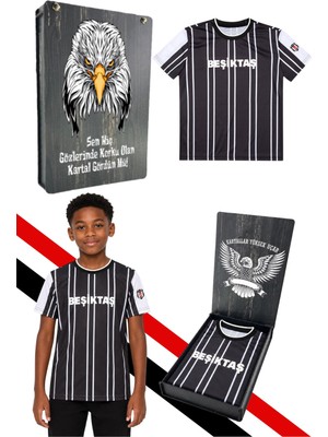 Beşiktaş Çocuk T-Shırt Uv Kutu Hediyeli
