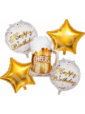 BeySüS Cheers 5li Folyo Balon Set
